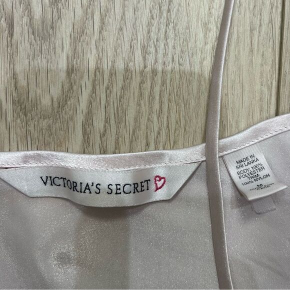 Victoria’s Secret pink silk lace sleep top size medium women’s - Picture 3 of 4